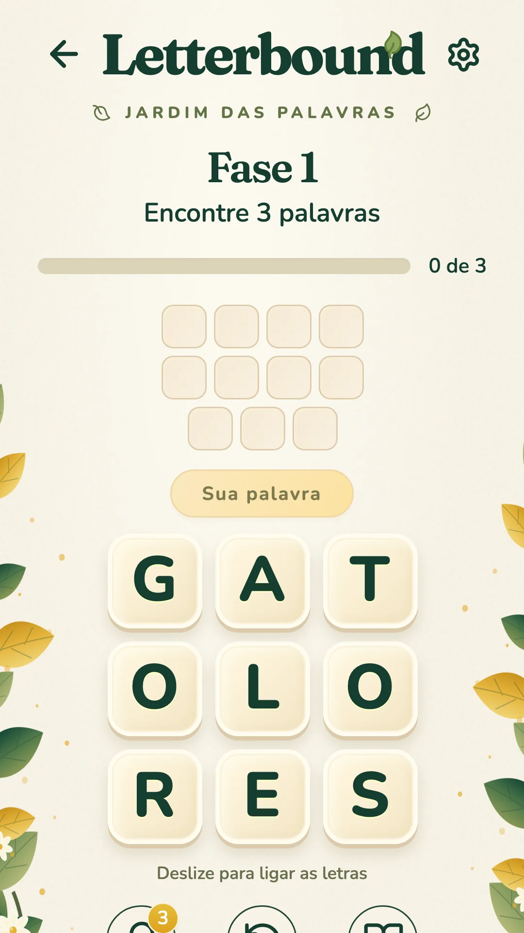 Letras e palavras