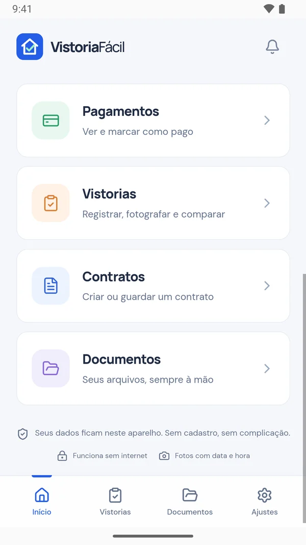Quatro funções, uma rotina