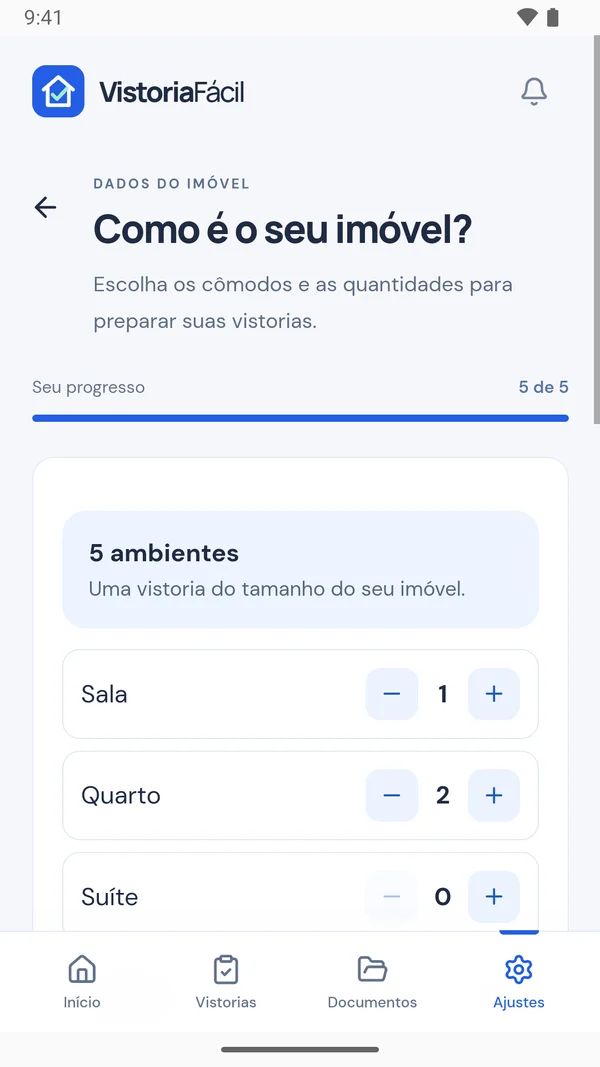 Ambientes do imóvel